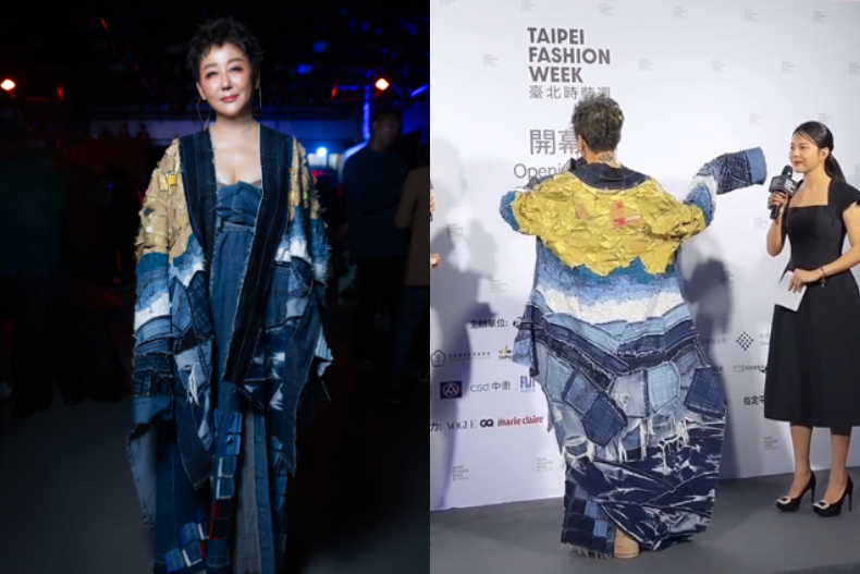 FotoJet - FotoJet.jpg 藍心湄辣翻臺北時裝週!平口洋裝「美胸藏不住」挺永續時尚,一轉身亮點超用心