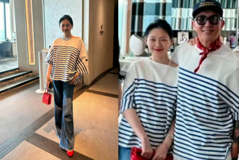 FotoJet (1) - FotoJet (1).jpg 大S素顏也太美!和具俊曄穿情侶裝現身放閃,僅素顏+紅唇美得不像47歲