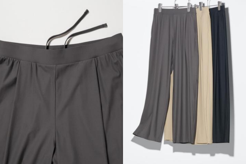 這件UNIQLO 「涼感寬褲」獲得日本部落客、網友一致推薦！清涼有垂墜度、還有防曬功能！