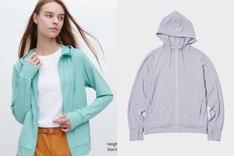 1 - 1.jpg UNIQLO涼感夏裝1.AlRism防曬抗UV網眼連帽外套