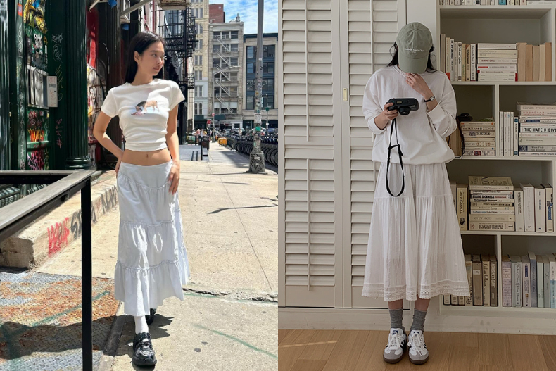 夏天熱到穿不住寬褲？試試清爽尼龍裙！3種日本女生穿搭最常見的顯瘦尼龍裙推薦