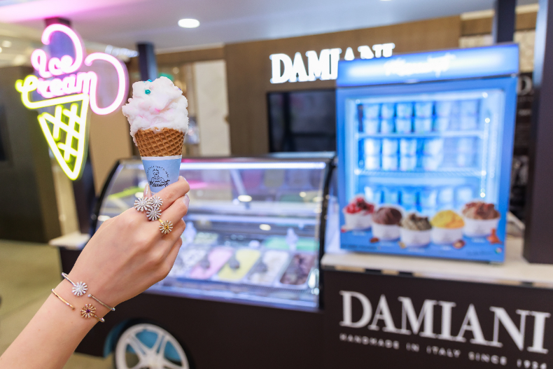 義式冰淇淋免費吃！DAMIANI Gelato快閃車在微風，全新珠寶精品店5月底開幕