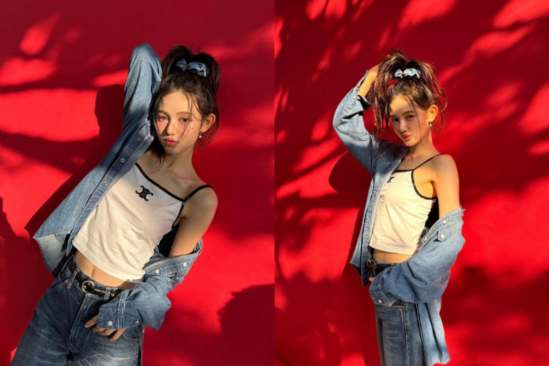 FotoJet - FotoJet.jpg 金智媛撞衫小13歲女星「CELINE背心」!搭錯「這件褲」,造型師評:可惜了