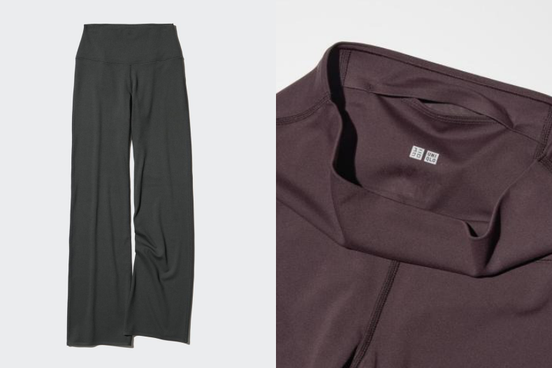 Uniqlo喇叭瑜伽褲抗UV、透氣面料,穿上視覺顯瘦-5kg,減肥最佳「作弊褲」