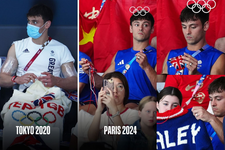英國跳水王子養眼織毛衣畫面回歸了！為兒子一句話五度參戰，創作靈感是這位鬼才設計師？