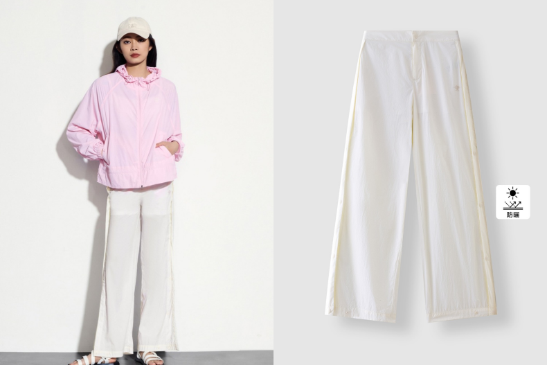 夏日涼感寬褲推薦:UNIQLO、GU、網路人氣女裝⋯從物理防曬到接觸涼感,顯瘦又清爽!