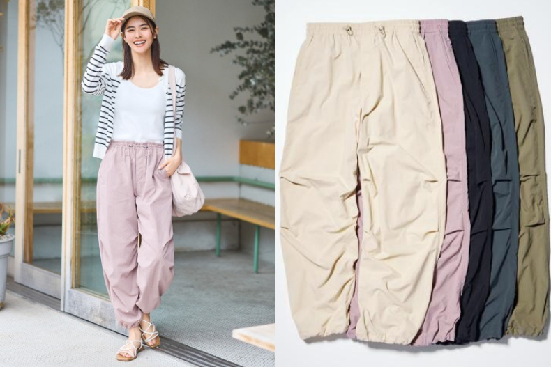 夏日涼感寬褲推薦:UNIQLO、GU、網路人氣女裝⋯從物理防曬到接觸涼感,顯瘦又清爽!